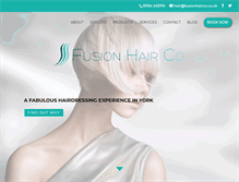 Tablet Screenshot of fusionhairco.co.uk